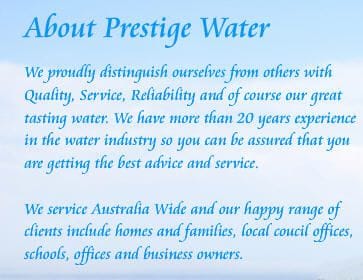 About Prestige Water Brisbane Water Coolers