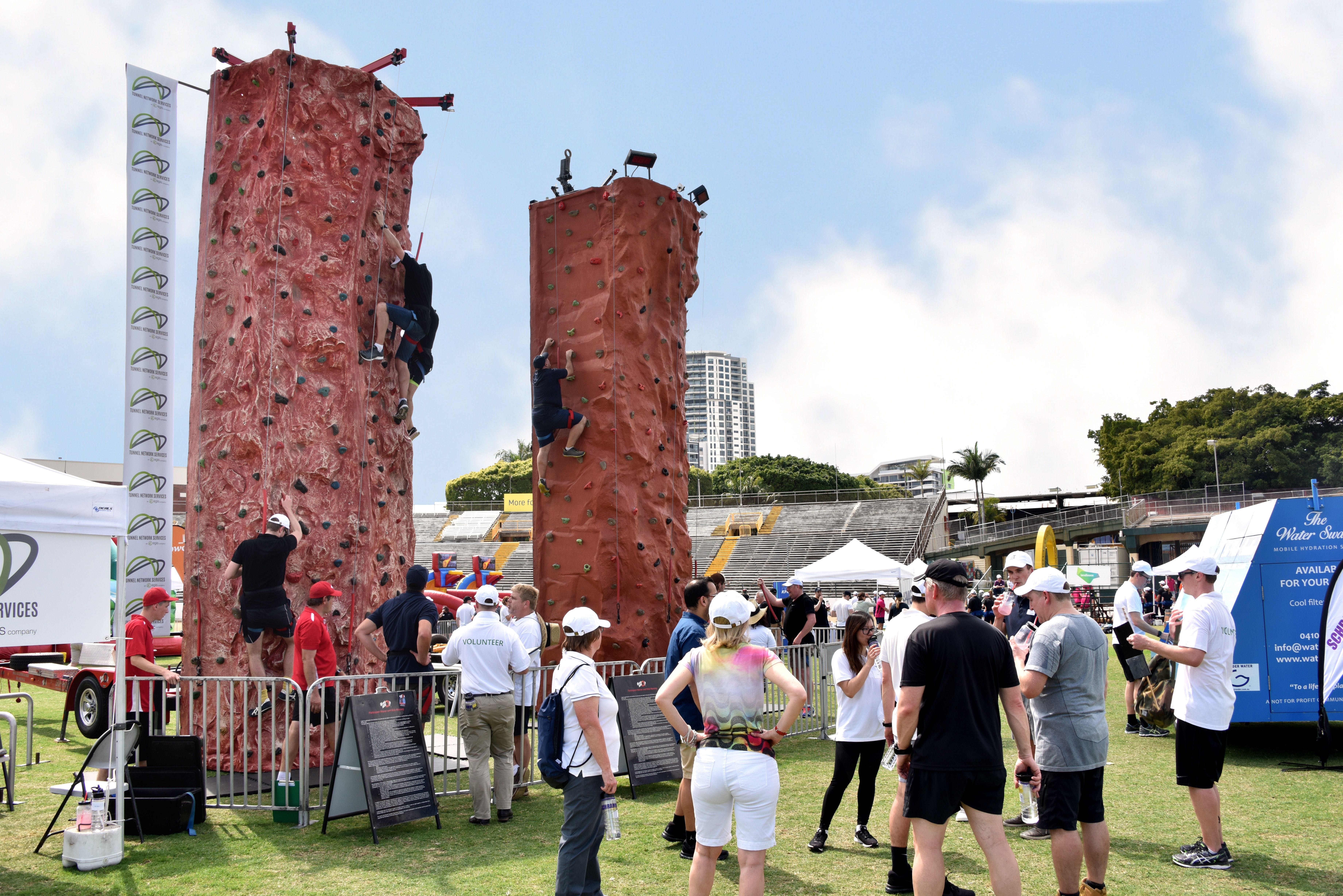 Product Launches and Trade Shows Mobile Rock Climbing