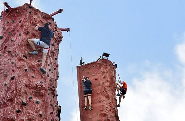 Corporate Event Rock Climbing Wall