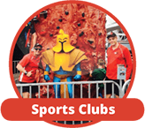 Sports club presentation days amusement rides for kids and teenagers