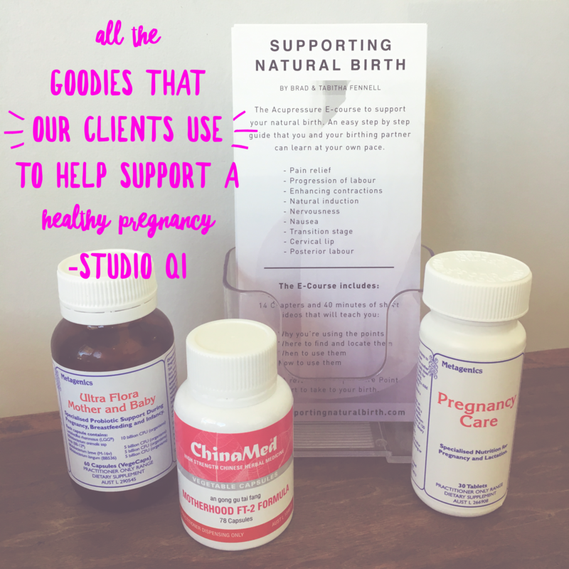 Products our clients use to help support a healthy pregnancy