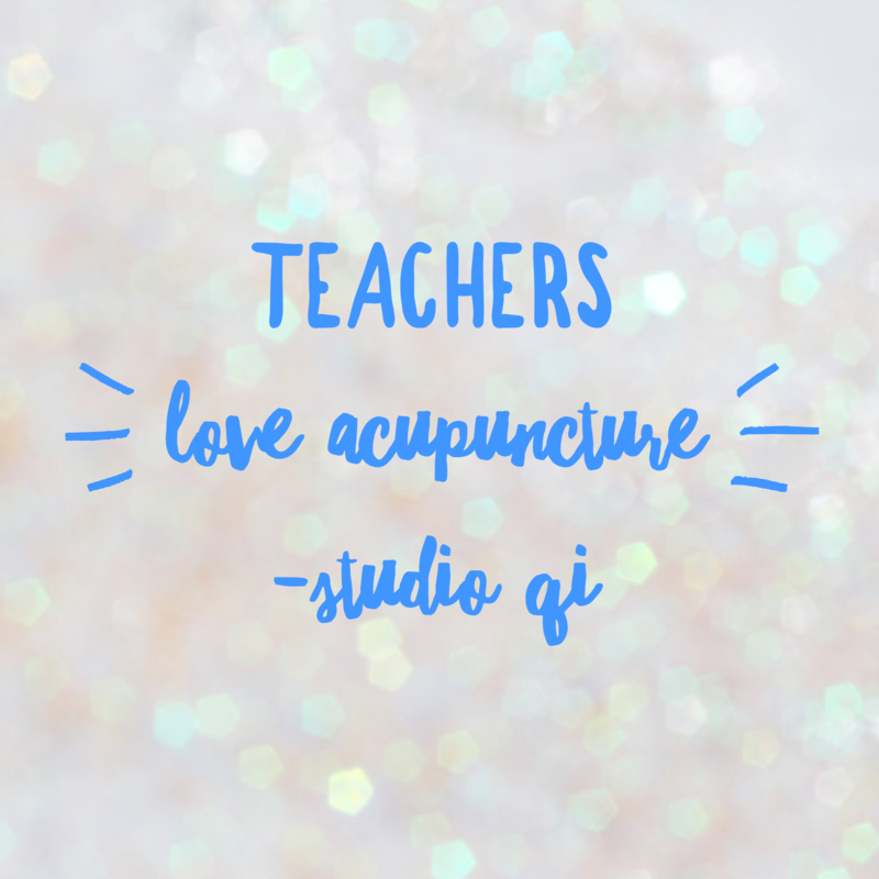 Teachers love acupuncture