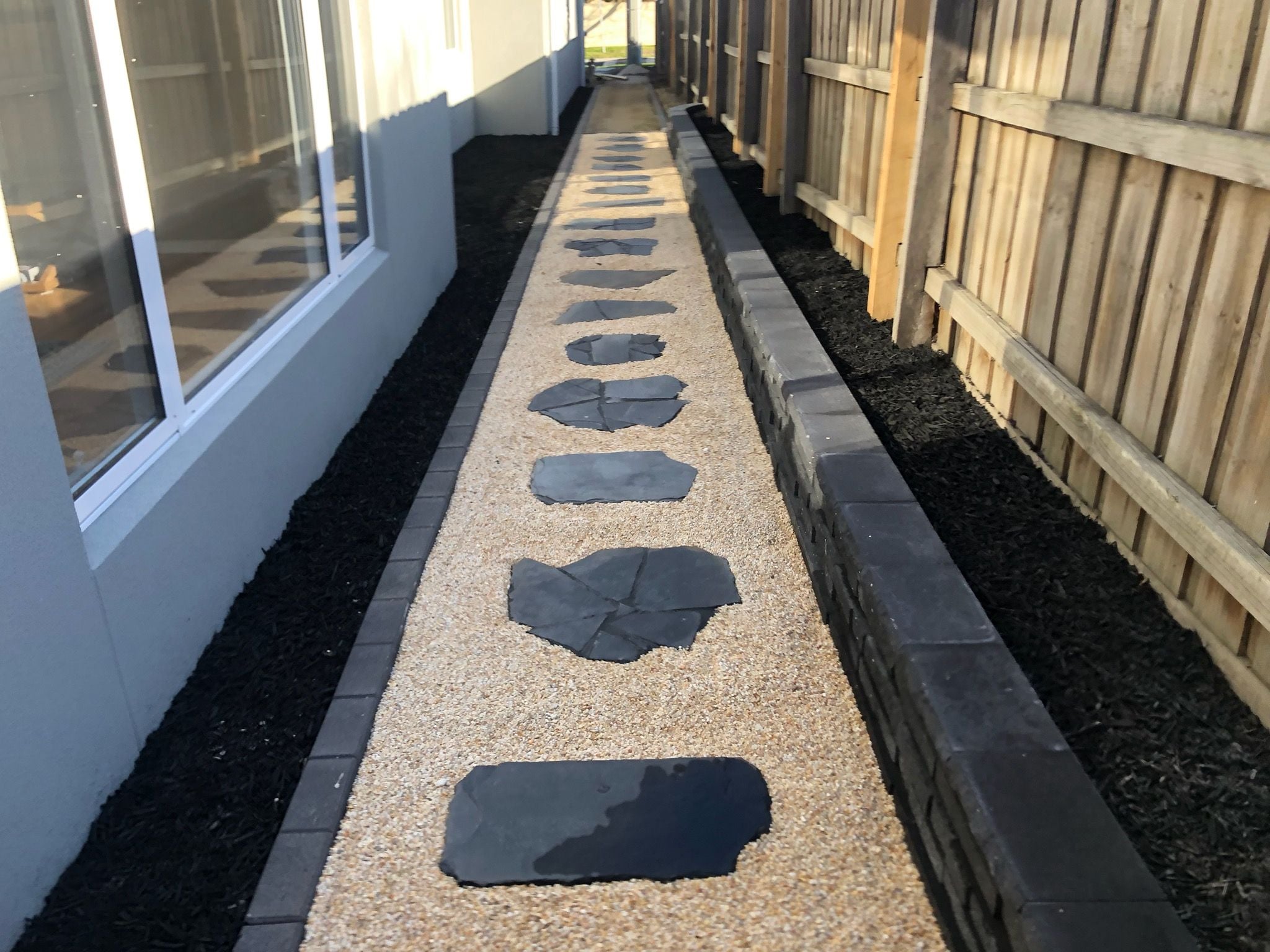 Luxury Stone "Black Limestone" Crazy Pave Image -624cc92c41bc1