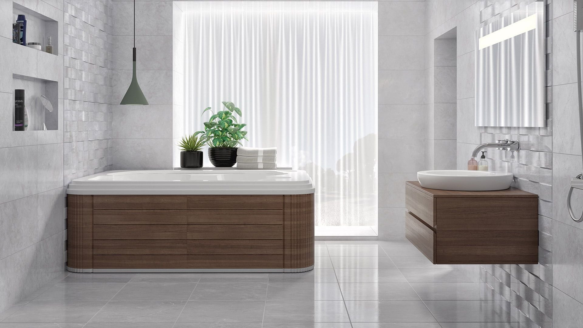 Amalfi Gris Porcelain