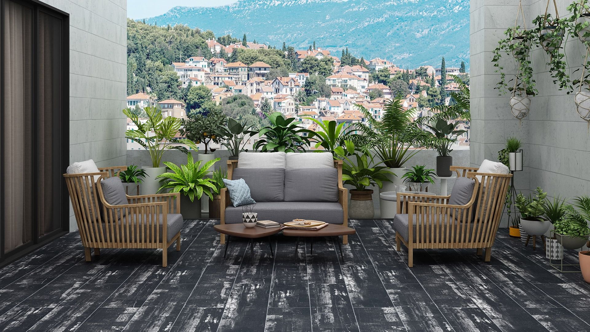 Carbon Black Porcelain