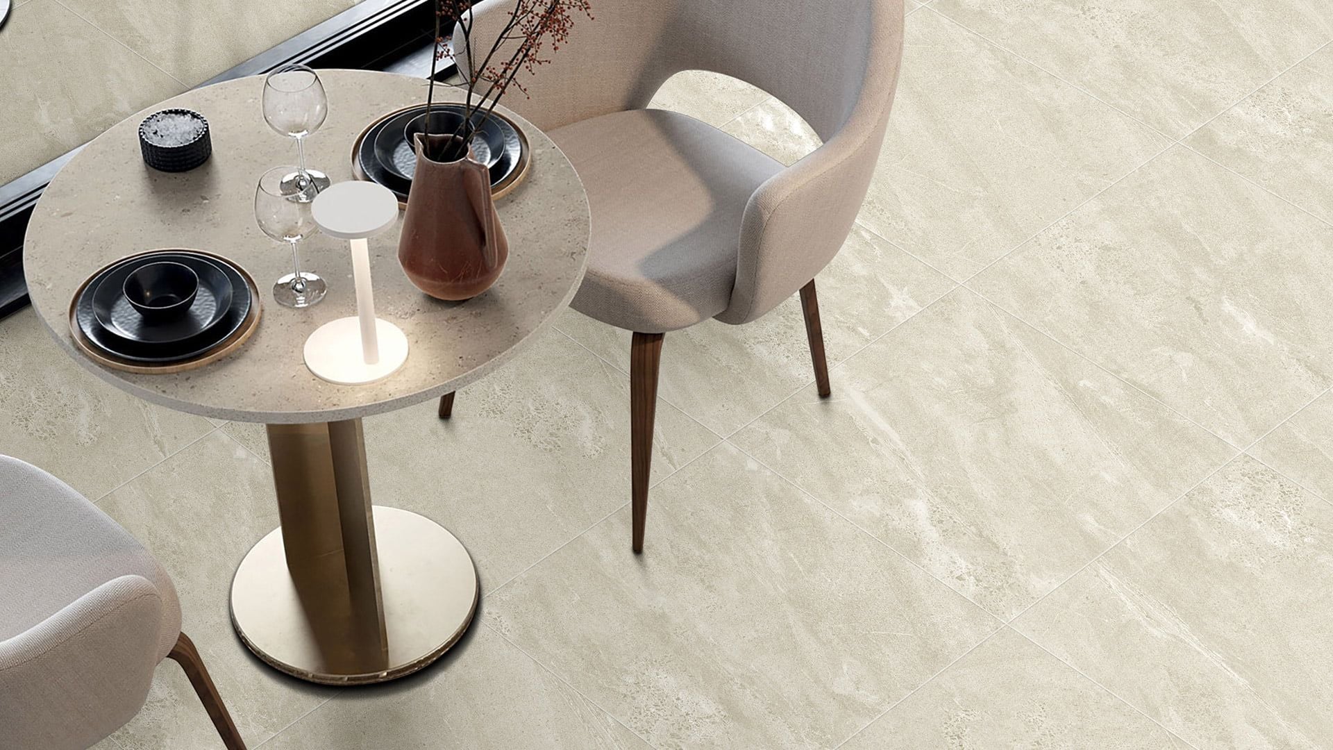 Eliza Beige Porcelain