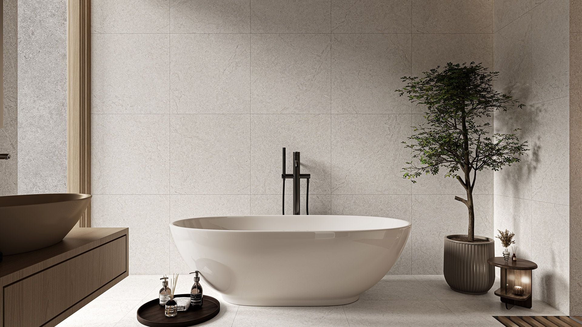 Limestone White Porcelain