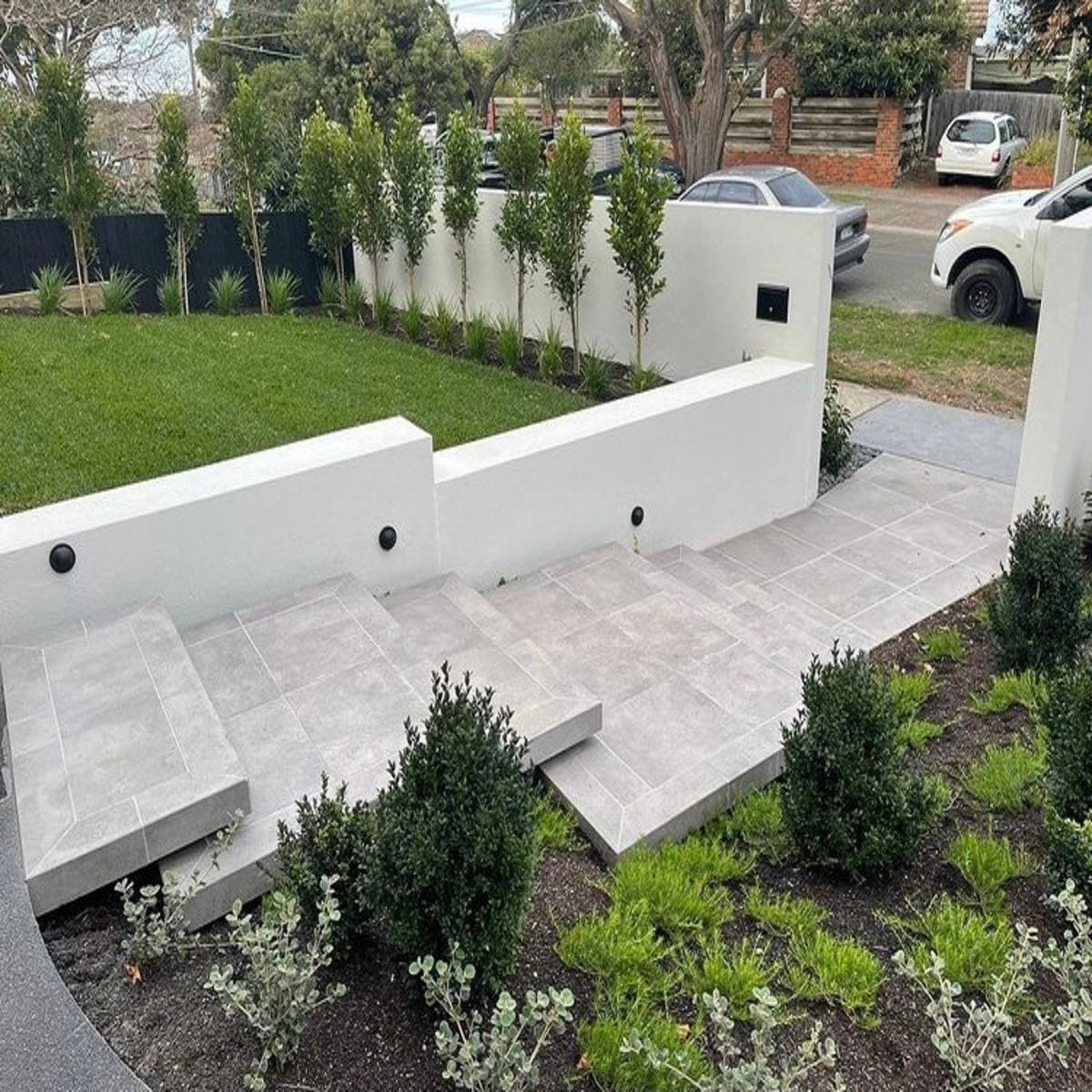 porcelain paving