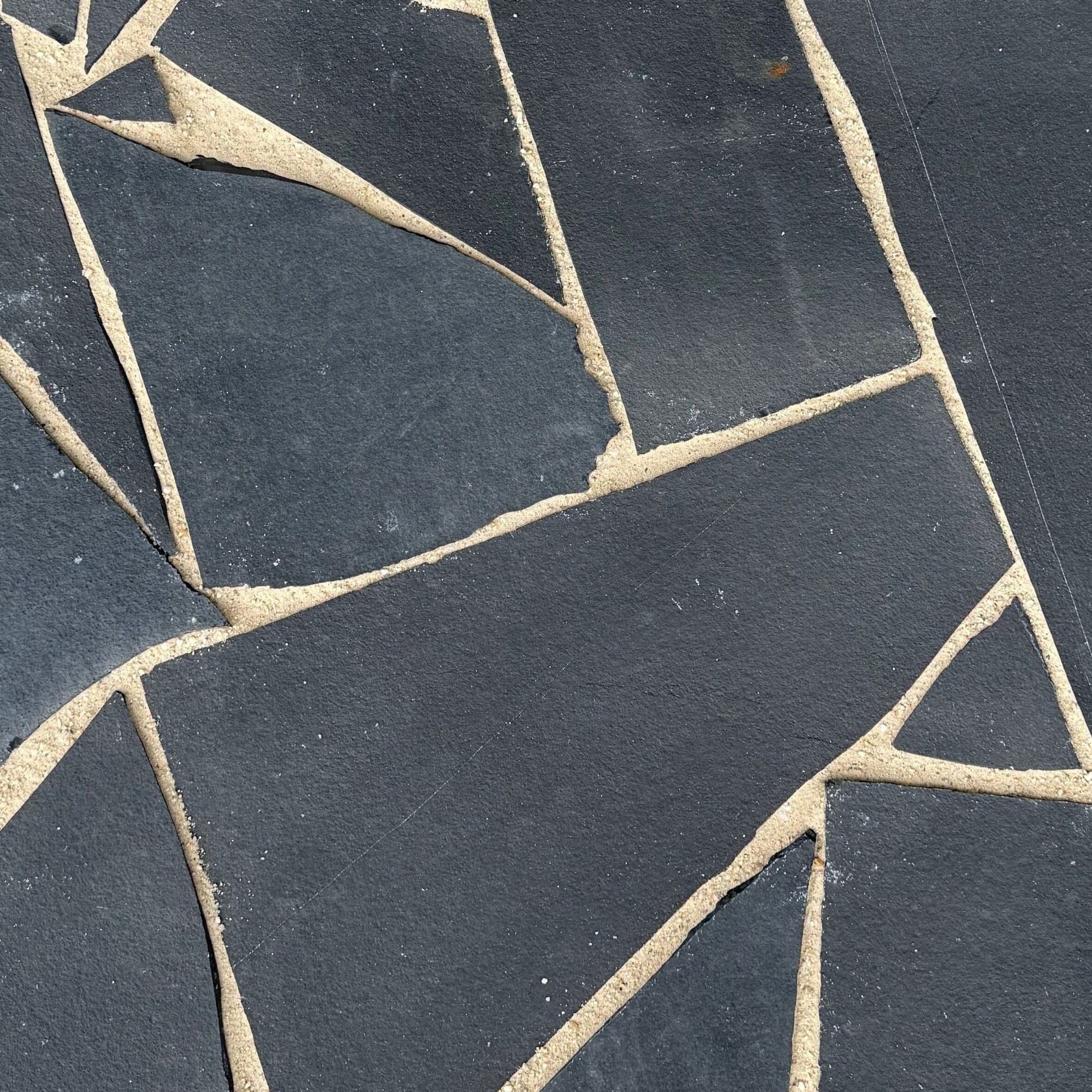 Black Limestone Crazy Pave