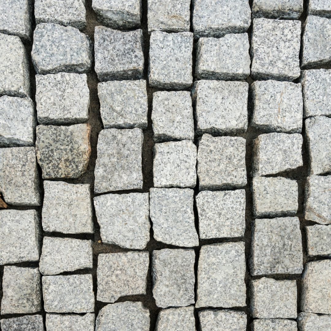 granite cobblestones