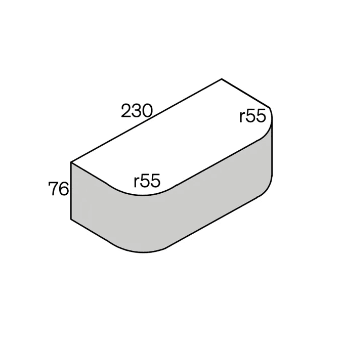 Austral Nubrik Double Bullnose CB10 Bricks