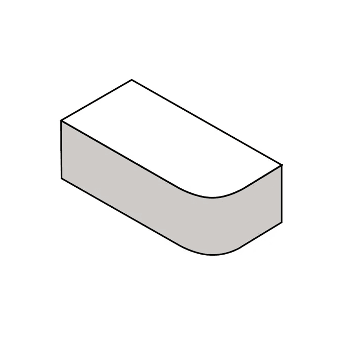 Austral Nubrik Single Bullnose CB9 Bricks