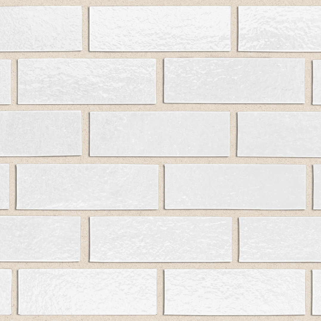 PGH Glazed Snowdrop (White Gloss) Bricks