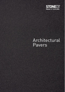 Stone Outdoors Architectural Pavers catalogue