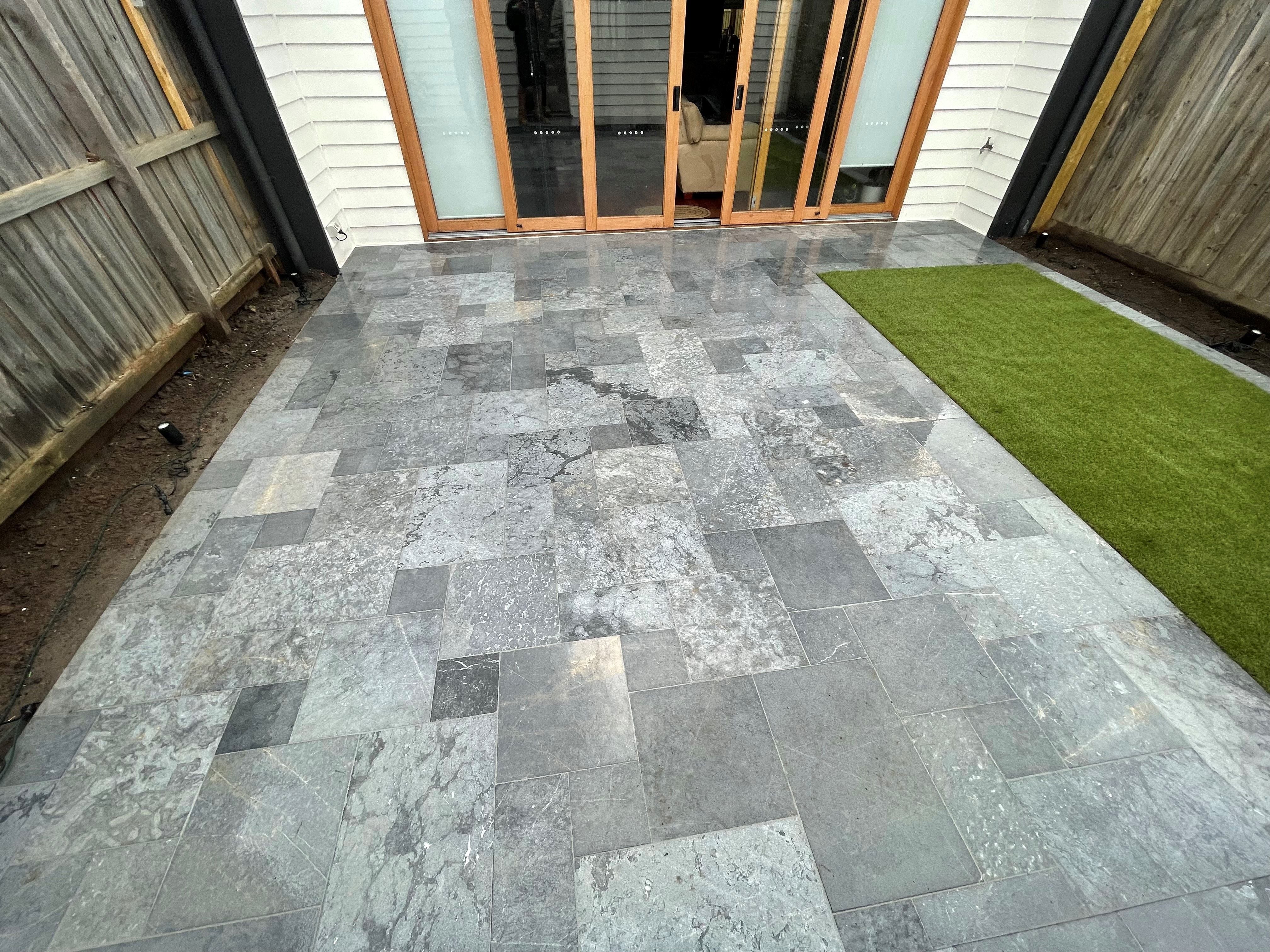 Oyster Marble French Pattern