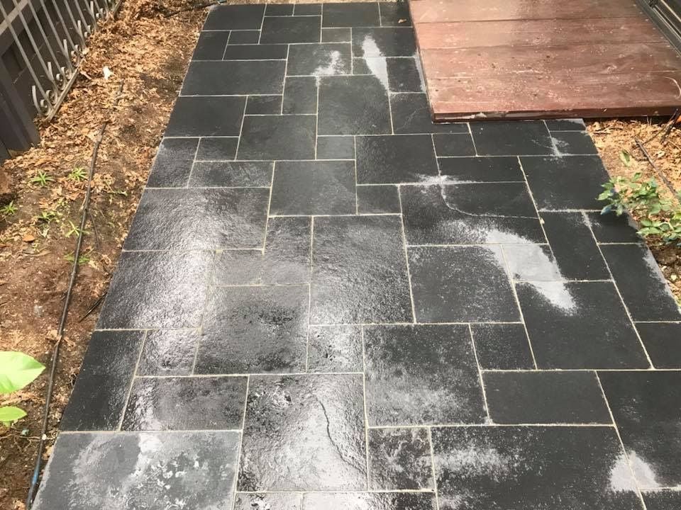 Luxury Stone - Black Limestone French Pattern