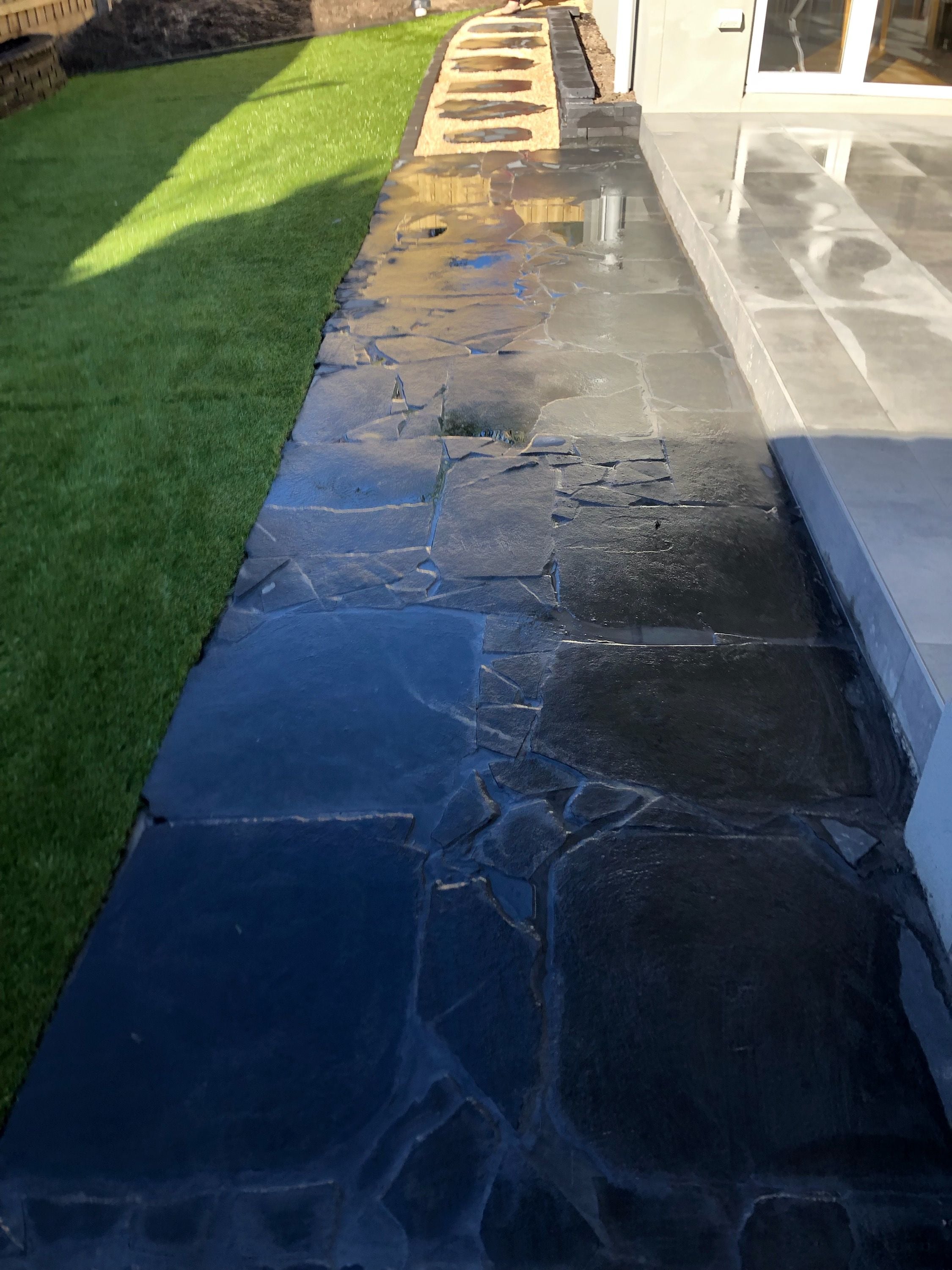 Black Limestone Crazy Pave