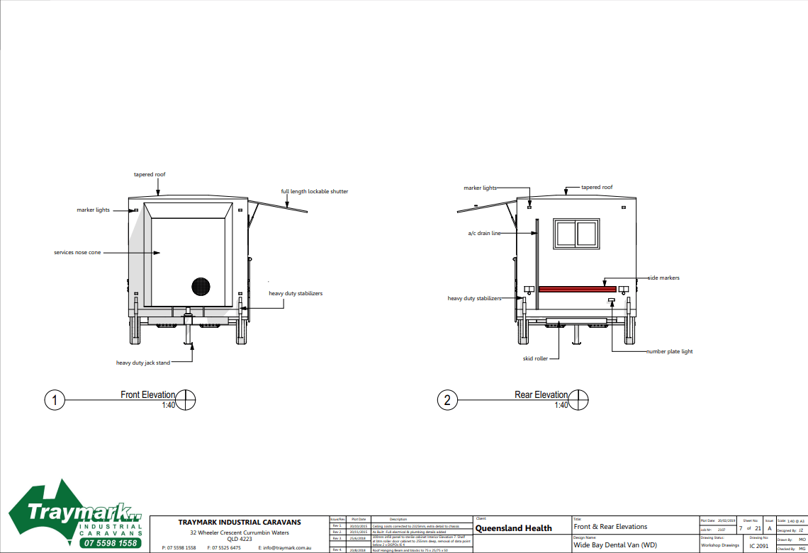 Traymark Industrial Caravans Dental Caravan Blueprints Image -61417e1ee5b80