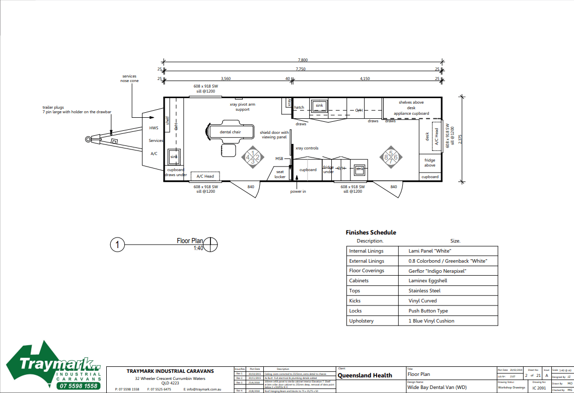 Traymark Industrial Caravans Dental Caravan Blueprints Image -61417e1fc4c39