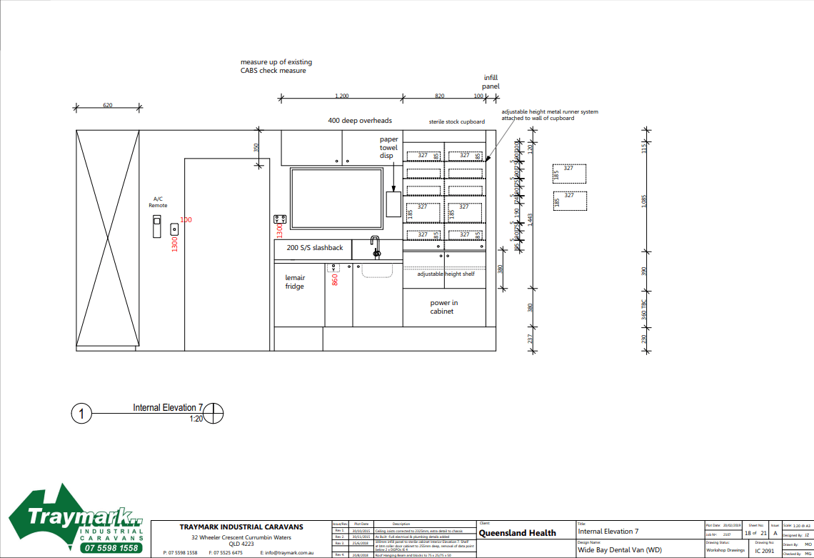 Traymark Industrial Caravans Dental Caravan Blueprints Image -61417e201101a