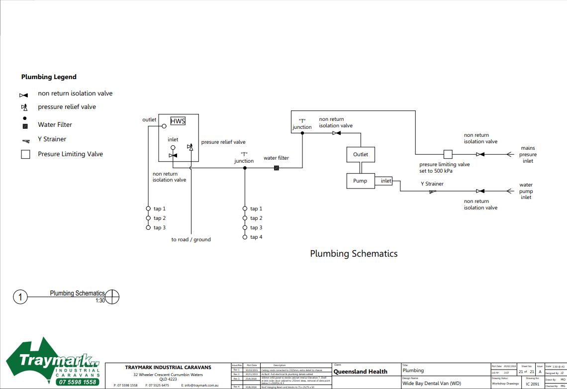 Traymark Industrial Caravans Dental Caravan Blueprints Image -61417e20a9140