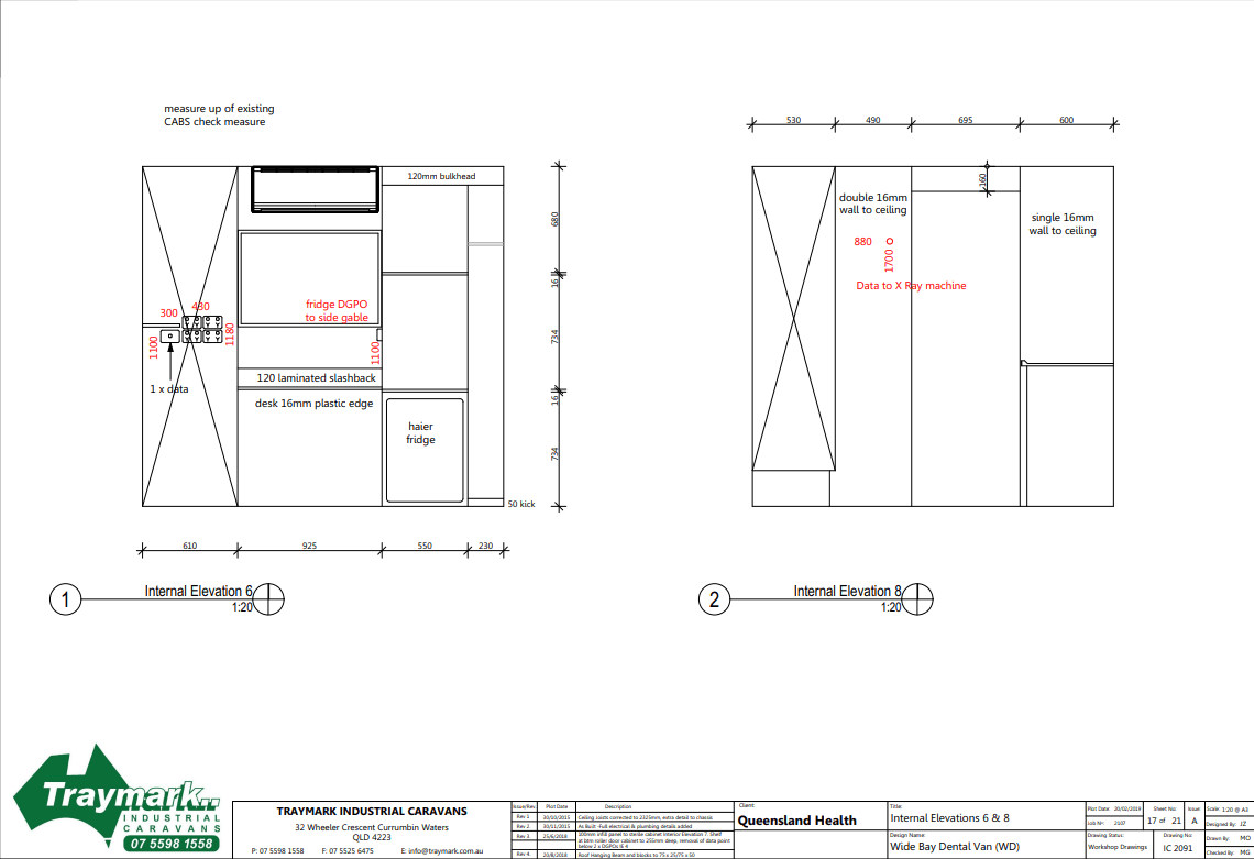 Traymark Industrial Caravans Dental Caravan Blueprints Image -61417e21419de