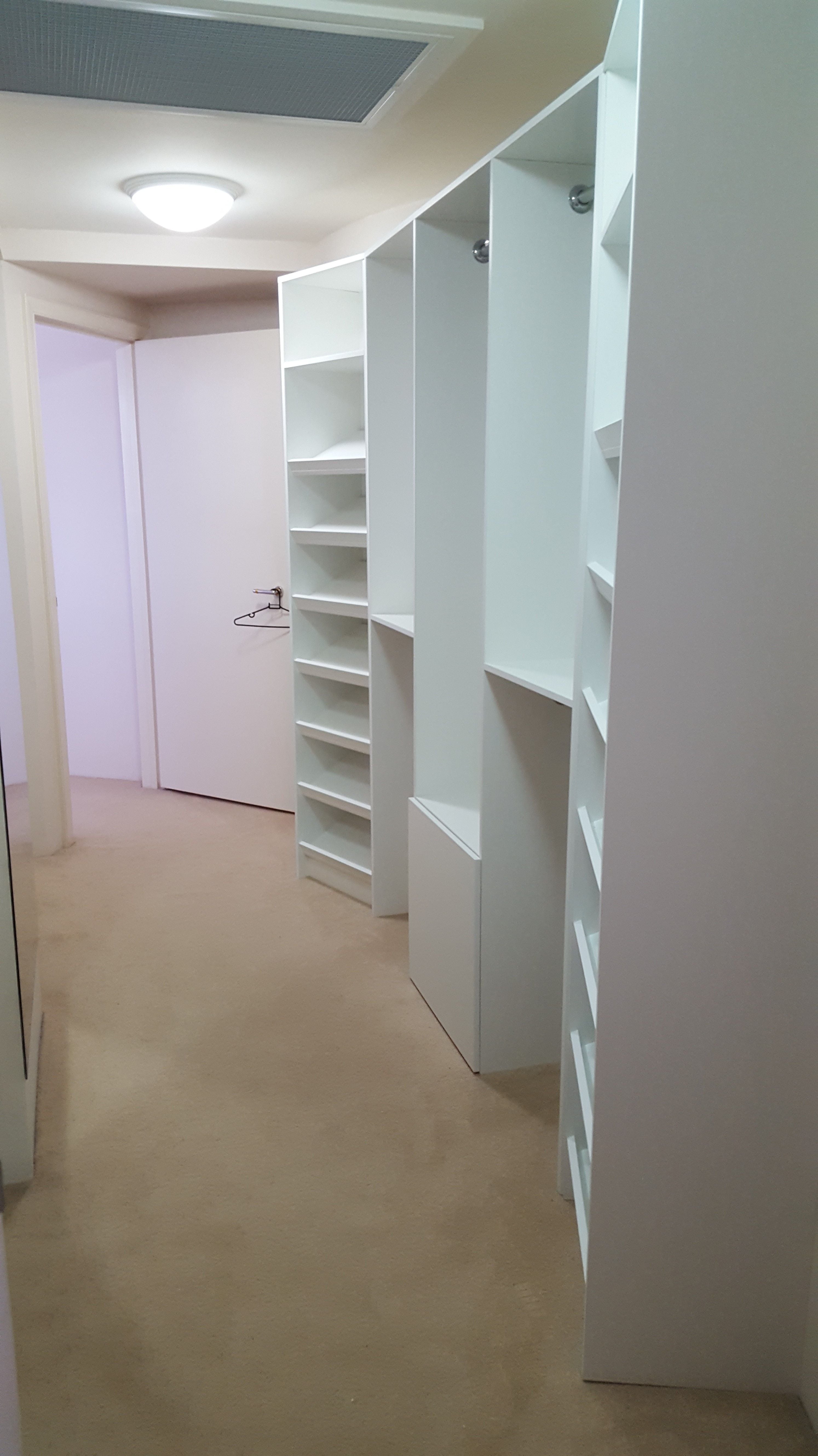 White WIR installed on curved wall