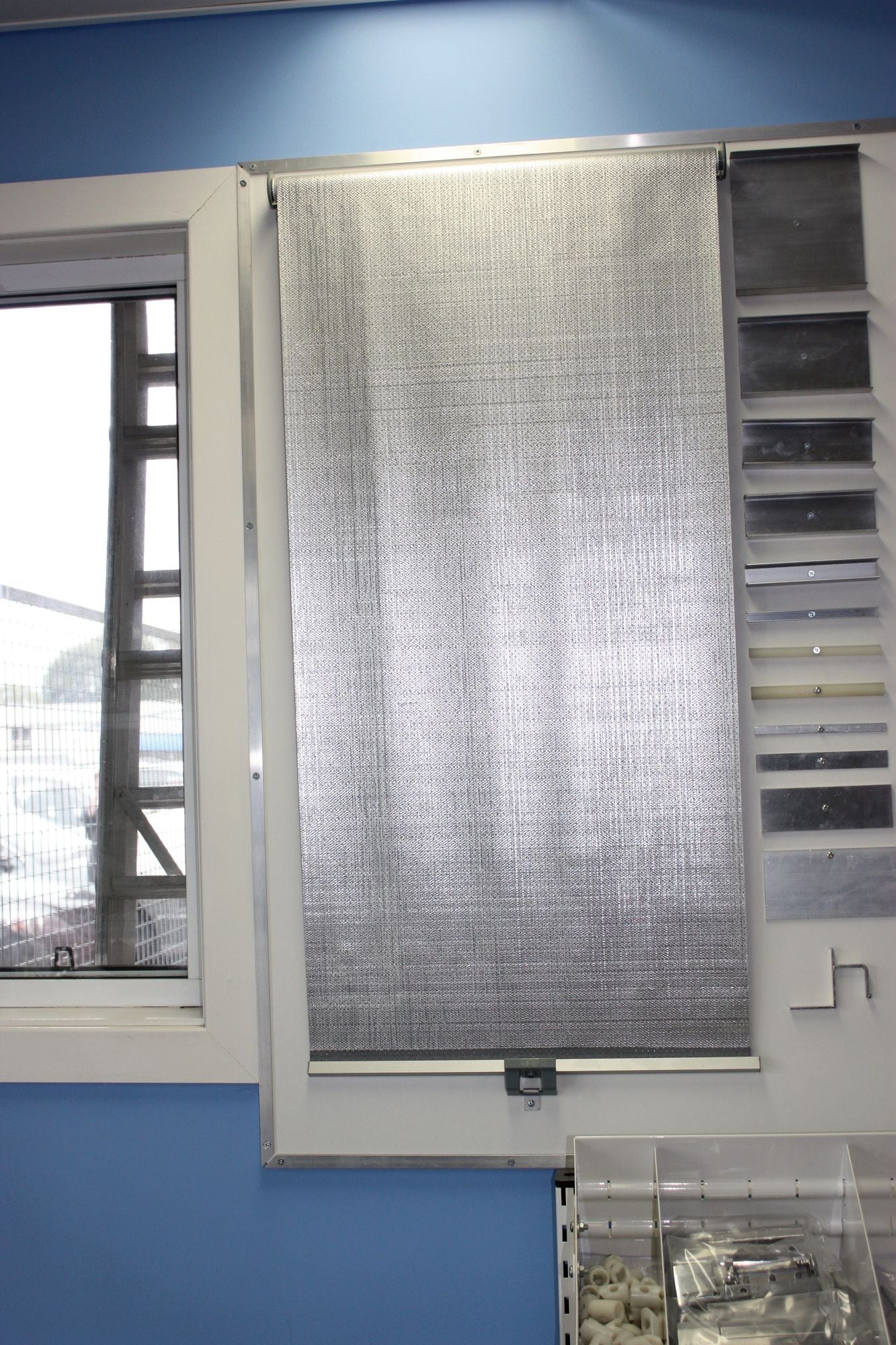 Slow rise manual night blinds (Rolls off Back) Custom Made Contact Office