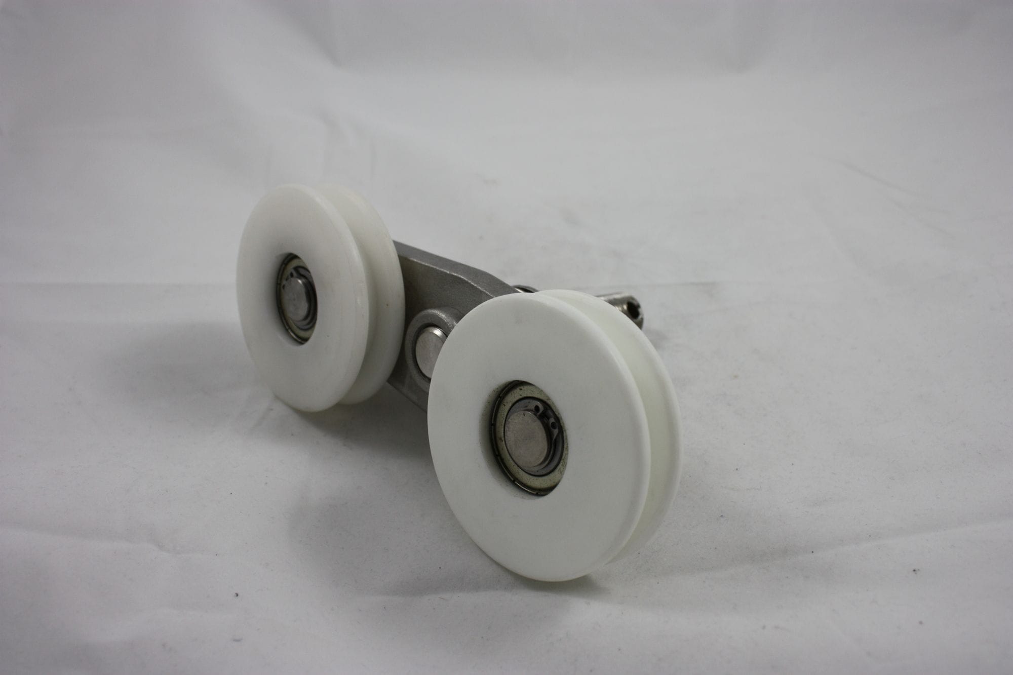 Double Bogie Assembly with 75mm Delrin Wheels