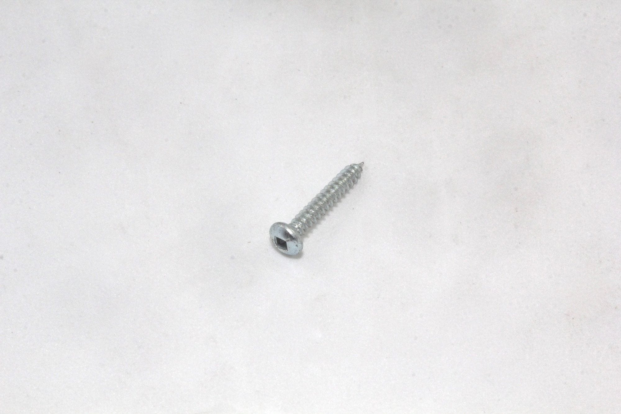 #8 x 25mm Pan Head Square Drive Zinc self tapping screw