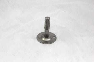 Stainless Steel Disc Foot 16mm thread x 70mm Stem x 65mm Disc