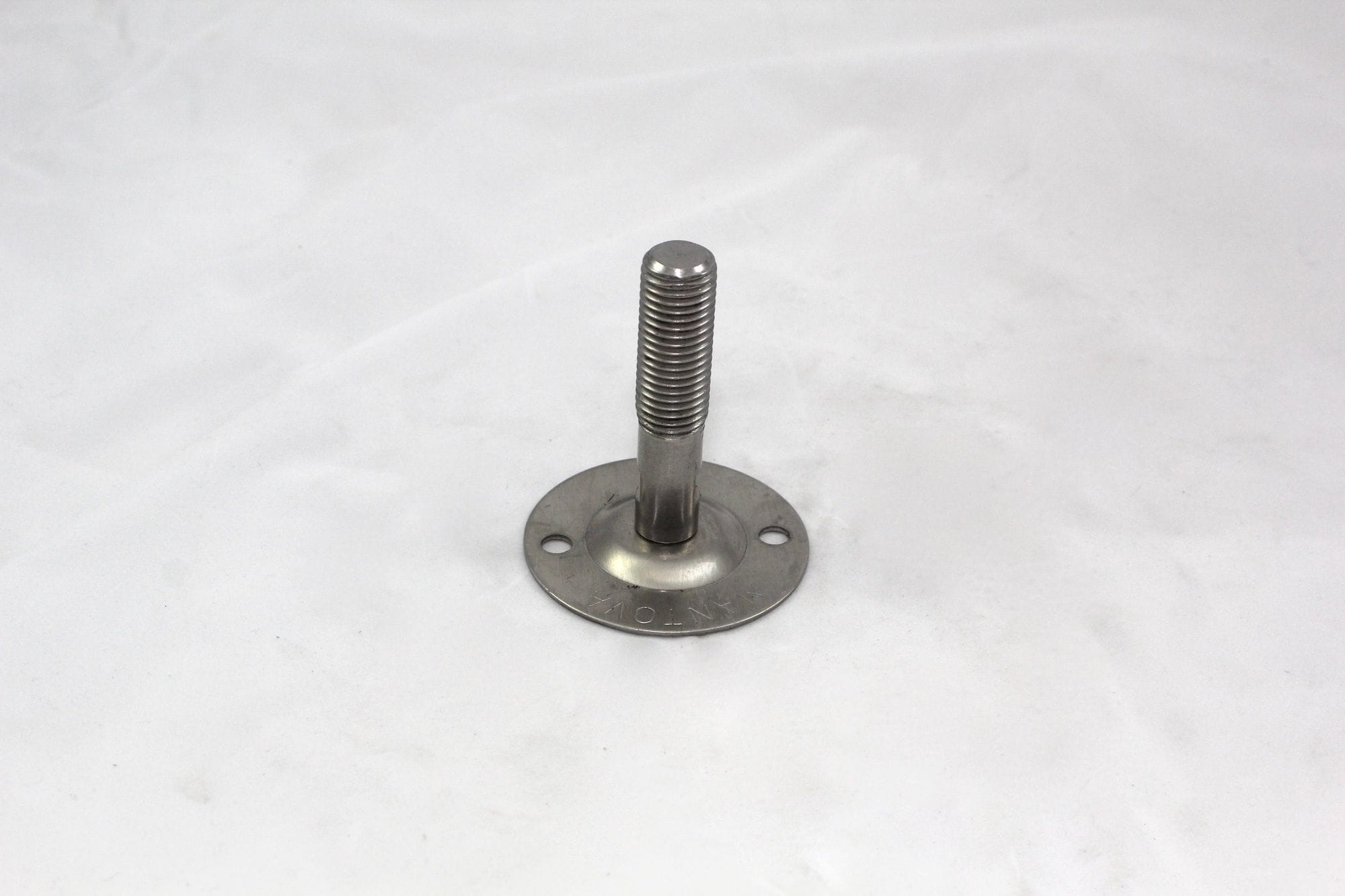 Stainless Steel Disc Foot 16mm thread x 70mm Stem x 65mm Disc