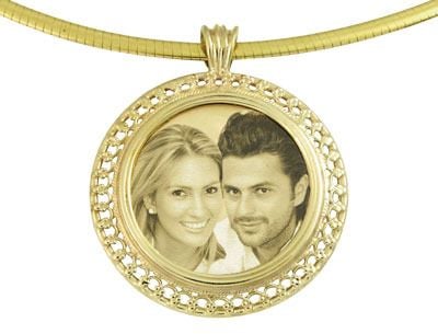 Main Image Designer Italian Round Gold Pendant
