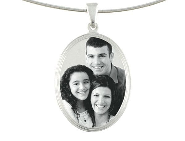 Related Image Classic Oval Large Pendant