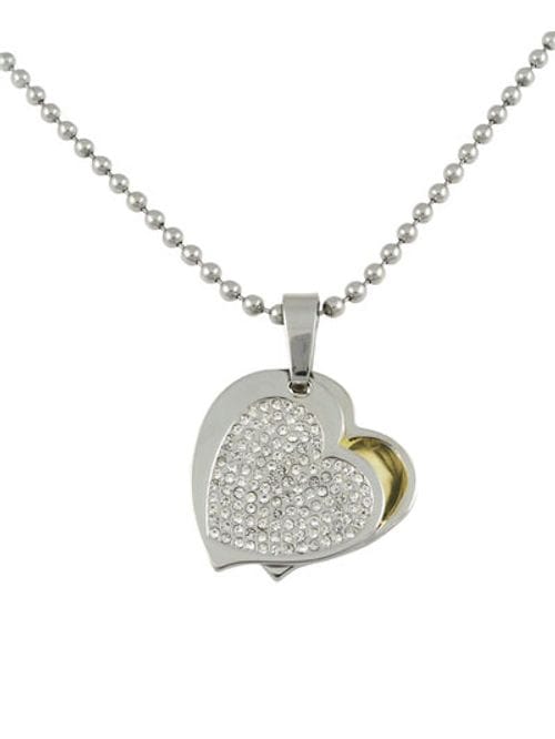 Related Image Contemporary Heart (with cover) Pendant