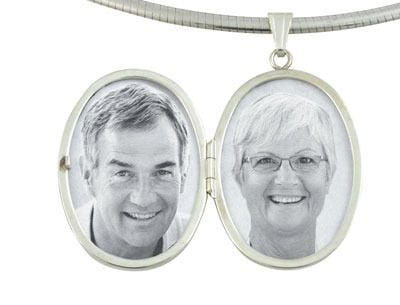 Locket Oval Sterling Silver