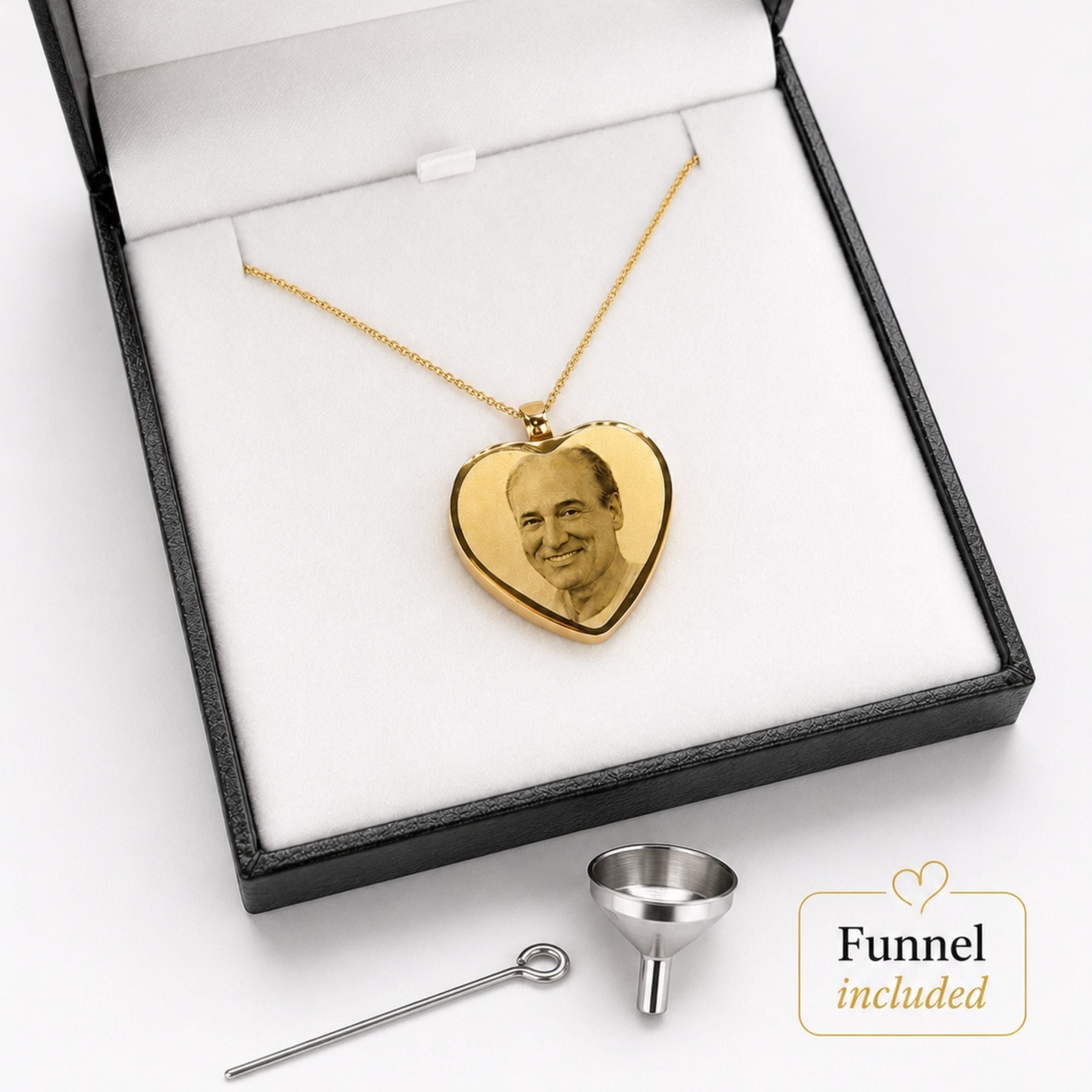 Related Image Photo Engraved Cremation Necklace for Ashes