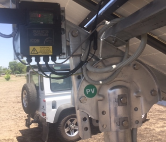 Solar Bore Pump in Queensland at Control