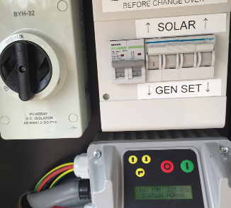 Solar Bore Pump Control (Solar up, gen set down)