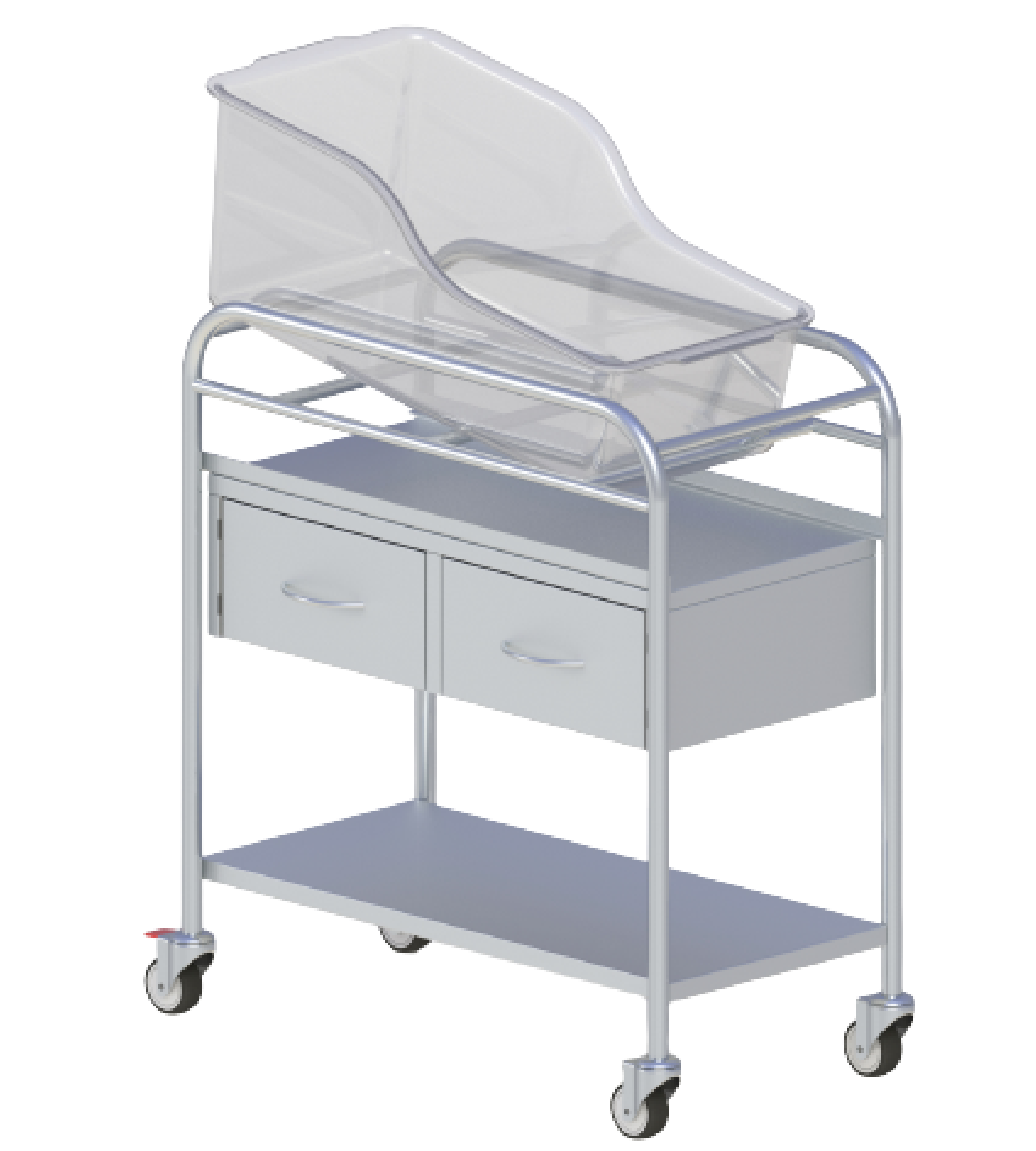 Bassinet Trolley with Acrylic Tub