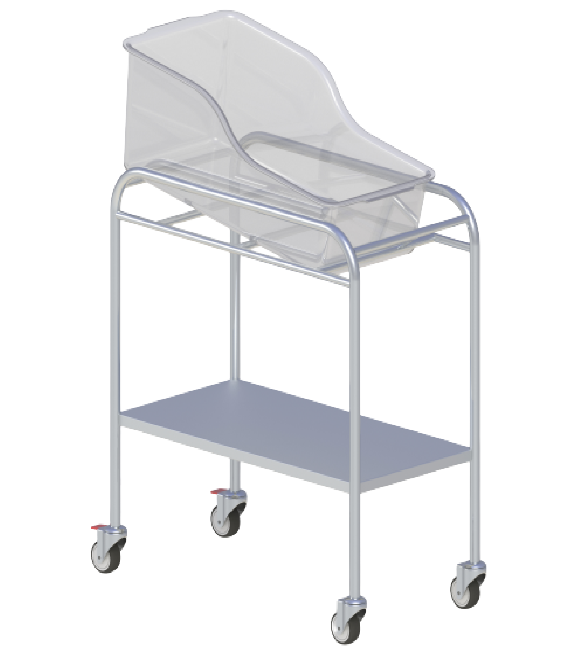 Bassinet Trolley with Acrylic Tub