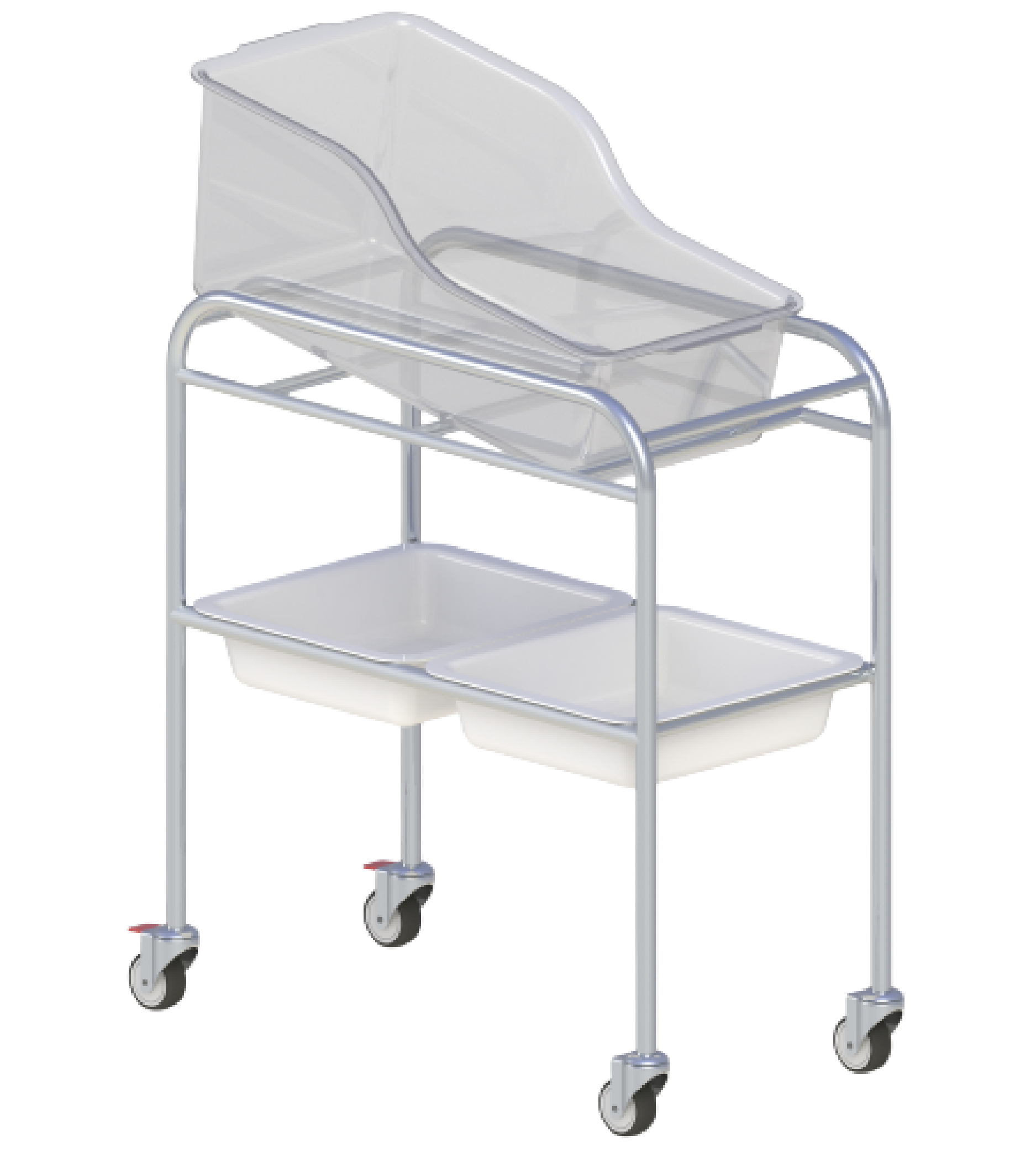 Bassinet Trolley with Acrylic Tub