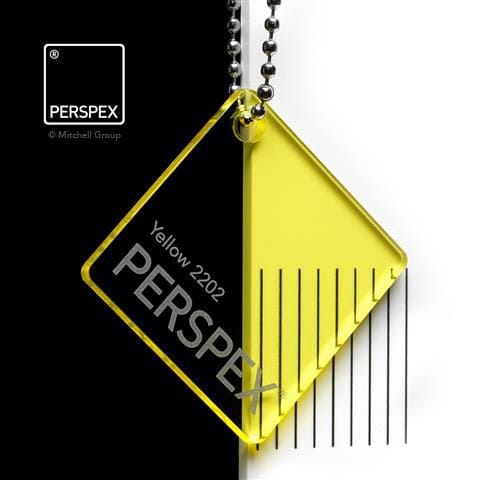 Yellow 2202 Perspex