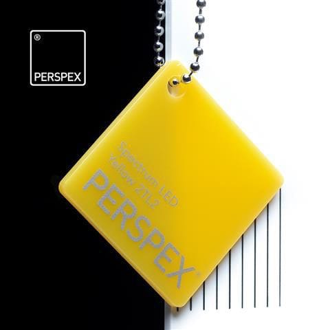 Spectrum LED Yellow Perspex