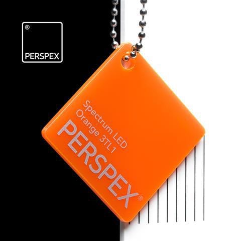 Spectrum LED Orange Perspex