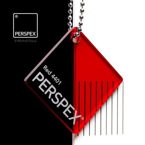 Red 4401 Perspex