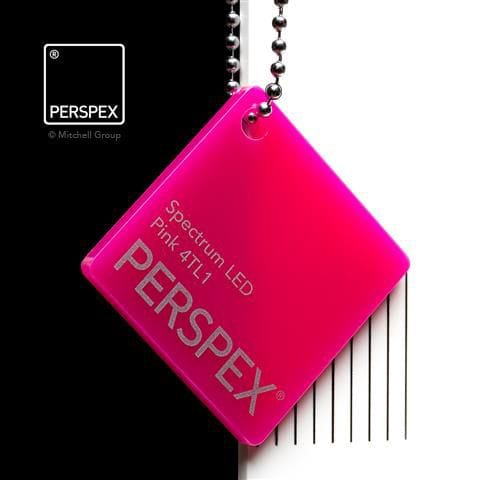 Spectrum LED Pink Perspex