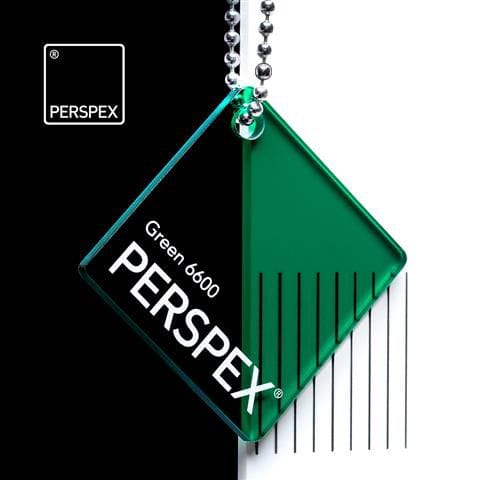 Green 6600 Perspex