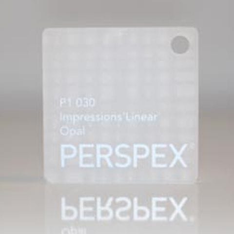 Impressions 'Linear' Opal Perspex