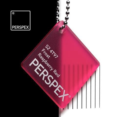 Frost Raspberry Red Perspex